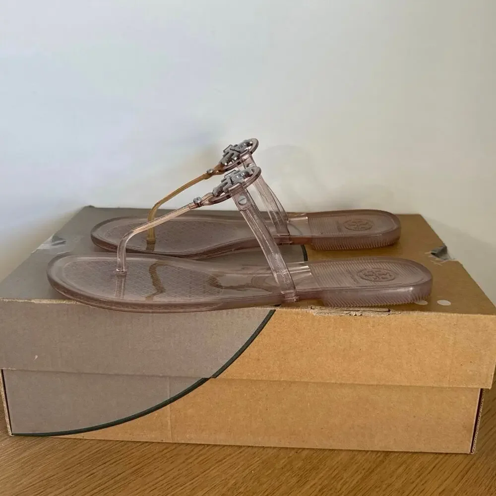 Tory Burch Mini Miller Women Slip On Sandals- SZ 9